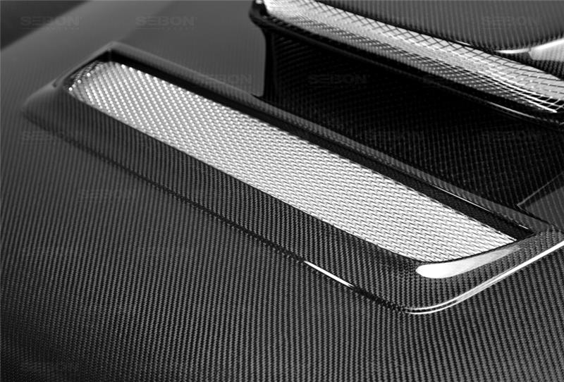 Seibon 2002-2003 Subaru WRX RC Carbon Fiber Hood - photo 4