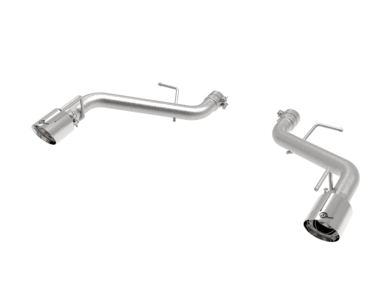 aFe POWER MACH Force-Xp 2.5in Axle-Back Exhaust System 2016-2020 Chevrolet Camaro SS V8 6.2L - Polished - photo 3