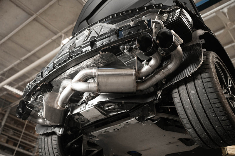 CORSA Performance 2020-2025 Corvette C8 Pro-Series 3.0in Cat-Back 4.5in. Tips - Black PVD - photo 5