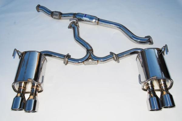 Invidia 2011+ STI/WRX Sedan Only 76mm Q300 Stainless Steel Tip Cat-Back Exhaust