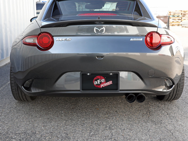 aFe Takeda 2-1/2in Stainless Steel-304 Cat-Back Exhausts with Black Tip 2016-2019 Mazda MX-5 Miata ND 2.0T - photo 3