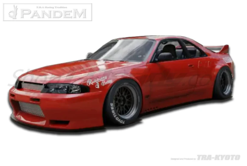 GReddy Pandem 1995-1998 Nissan Skyline GT-R R33 Full Wide-Body Aero Kit