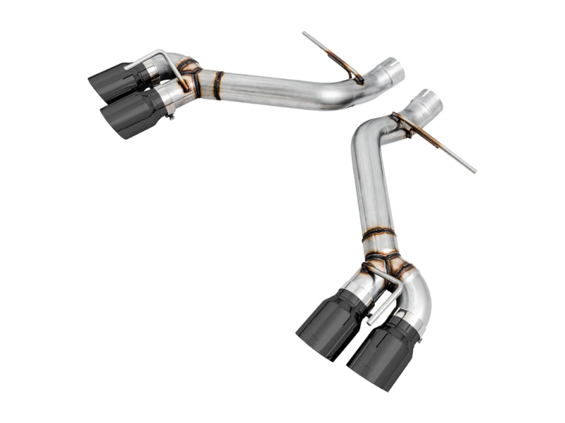AWE Tuning 2016-2019 Chevrolet Camaro SS Axle-Back Exhaust - Track Edition (Quad Diamond Black Tips)