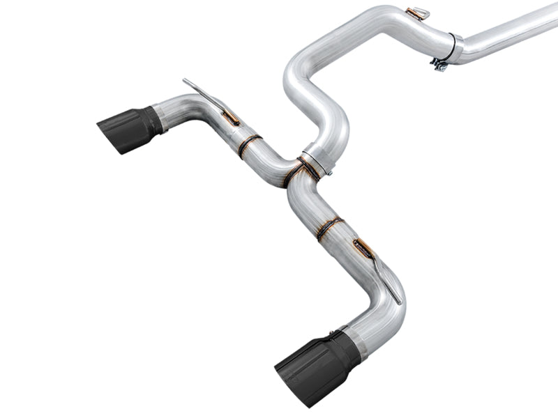 AWE Tuning Ford Focus RS Track Edition Cat-Back Exhaust - Diamond Black Tips - photo 2