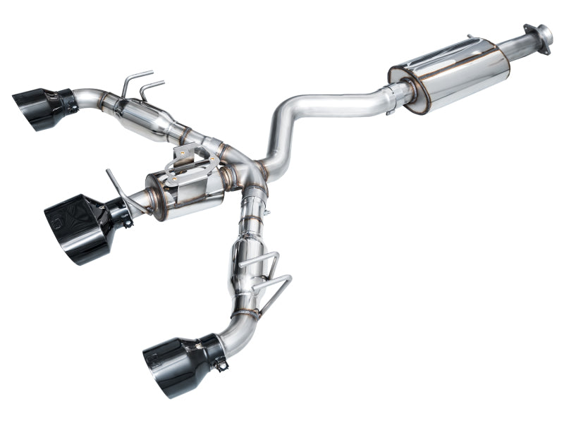 AWE Tuning 2023+ Toyota GR Corolla Touring Edition Exhaust - Diamond Black Tips - photo 2