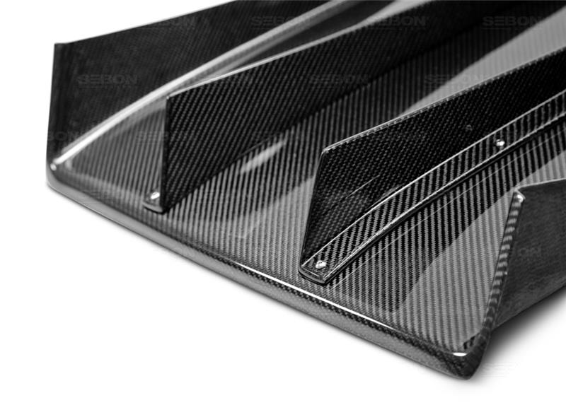 Seibon 2006-2007 Subaru WRX Carbon Fiber Rear Diffuser - photo 3