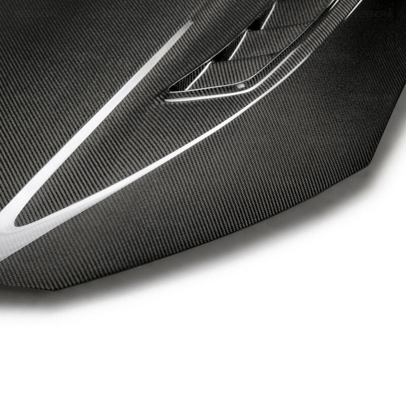 Seibon 2017-2020 Honda Civic Type R (FK8) TSII Style Carbon Fiber Hood - photo 5