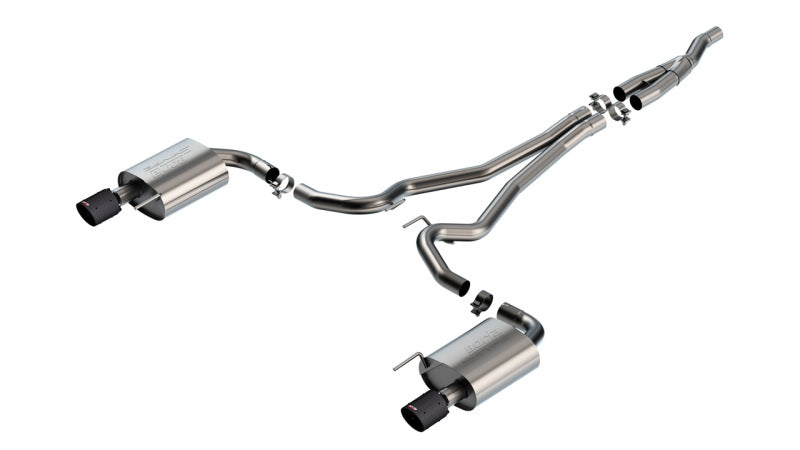 Borla 2024 Ford Mustang 2.3L Ecoboost 2.50 S-TYPE CFBA Cat-Back Exhaust - Non-Active