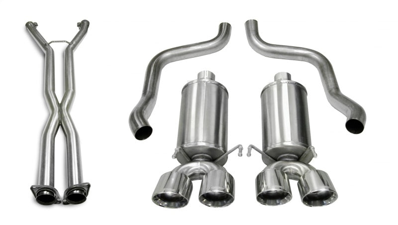 CORSA Performance 2005-2008 Chevrolet Corvette (C6) 2.5in Xtreme Cat-Back Exhaust - 3.5in Twin Tips