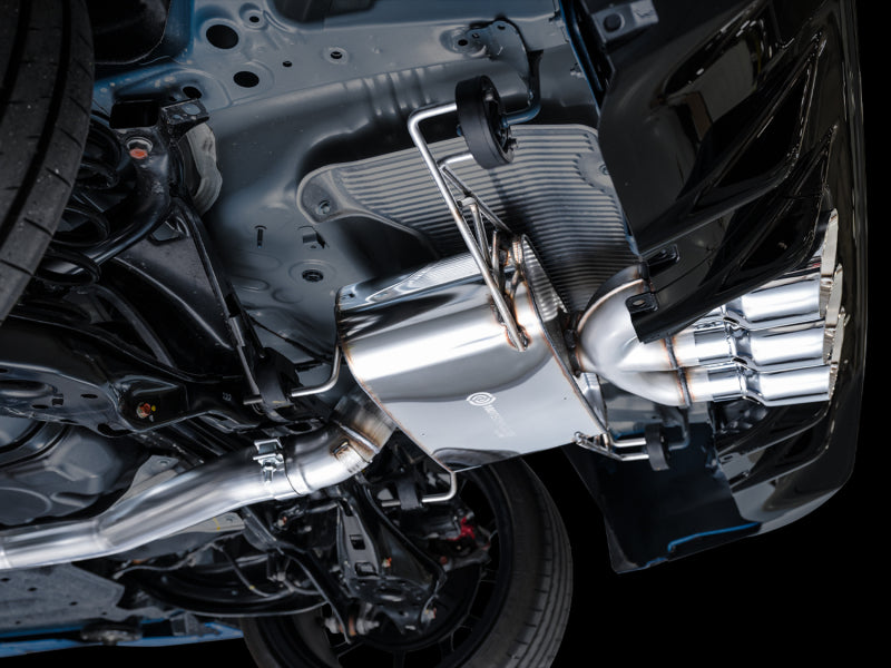 AWE Tuning 2023 Honda Civic Type R FL5 Touring Edition Exhaust with Triple Chrome Silver Tips - photo 3