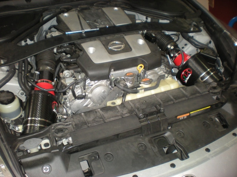 BMC 2009+ Nissan 370Z 3.7L V6 Oval Trumpet Airbox Kit (bmcACOTASP-26)