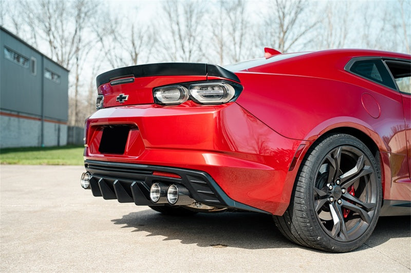 CORSA Performance 2016-2024 Chevrolet Camaro SS / ZL1 Valved Axle-Back Exhaust with Carbon Fiber Quad Tips - photo 2