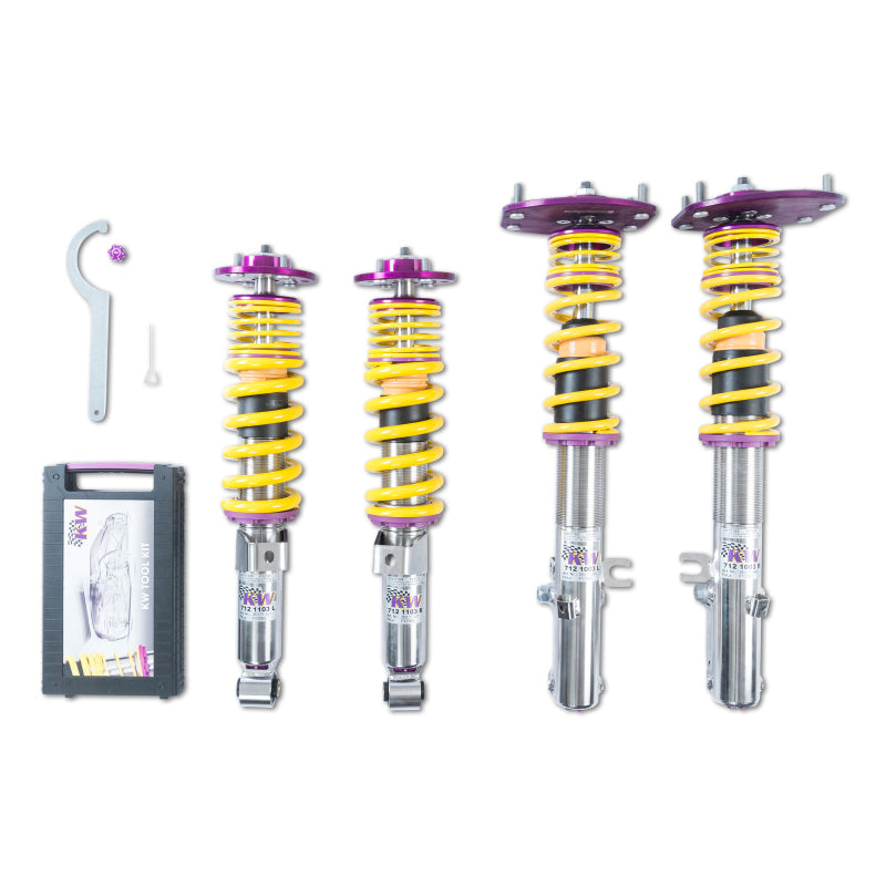KW Clubsport 2-Way Coilover Kit for Porsche 911 (993) Carrera 4/4S Turbo (Incl Convertible) (35271805)