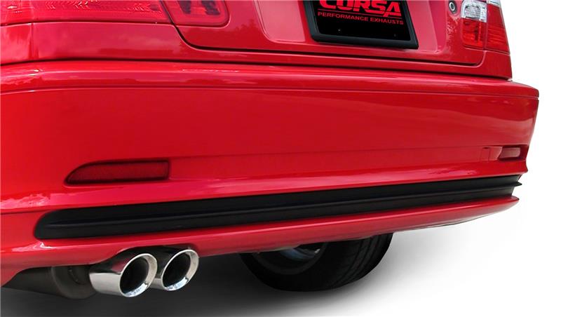 CORSA Performance 2001-2006 BMW 325i/ci Convertible E46 Polished Sport Axle-Back Exhaust - photo 5