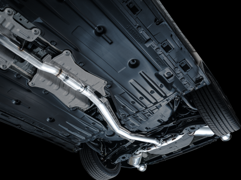 AWE Tuning 2022+ Honda Civic Si/Acura Integra Touring Edition Cat-Back Exhaust - Dual Chrome Silver Tip - photo 5