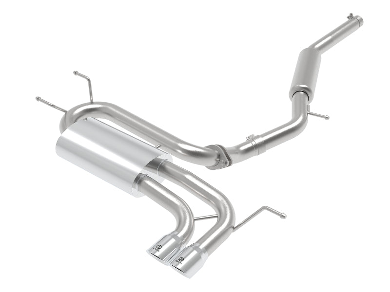 aFe Takeda 2-1/2in Stainless Steel-304 Cat-Back Exhausts with Polished Tip 2016-2019 Mazda MX-5 Miata ND 2.0T