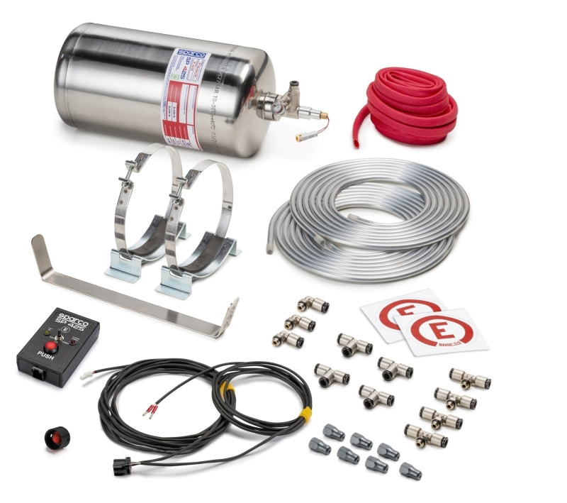 Sparco 4.25 Liter Electric Steel Extinguisher System (014772EXL)