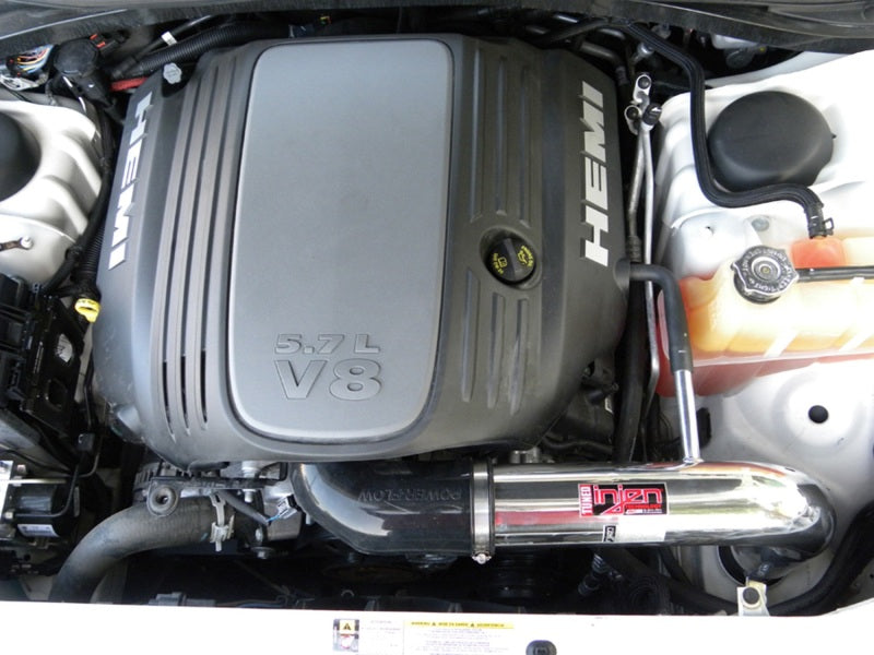 Injen 2009-2014 Dodge Challenger Hemi 5.7L V8 SRT-8 6.1L 5.7L V8 Polished Power-Flow Air (injPF5061P) - photo 5