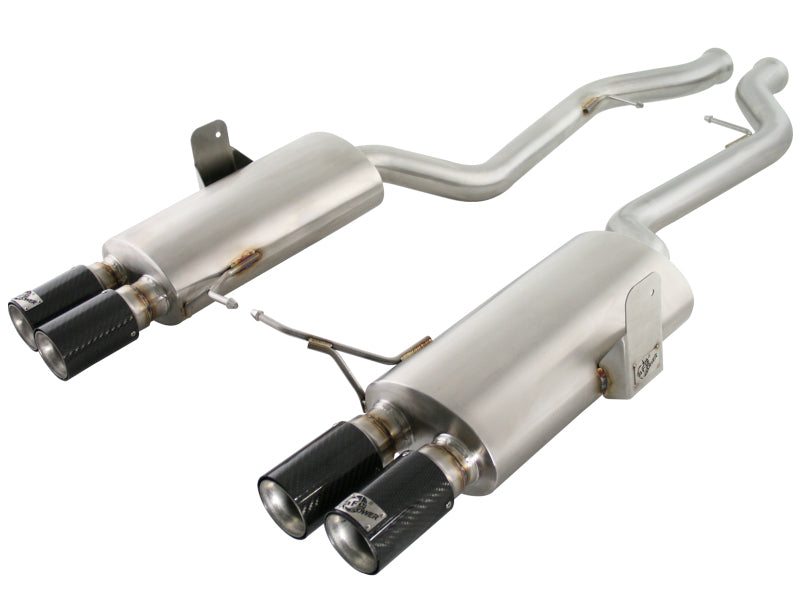 aFe MACH Force-Xp Exhaust Cat-Back 2.5in Dia Carbon Fiber Tips 304 Stainless Steel 2008-2013 BMW M3 (E90) V8 4.0L - photo 3