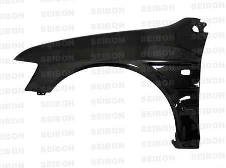 Seibon 2003-2007 Mitsubishi Evo 8 & IX 10mm Wider Carbon Fiber Fenders