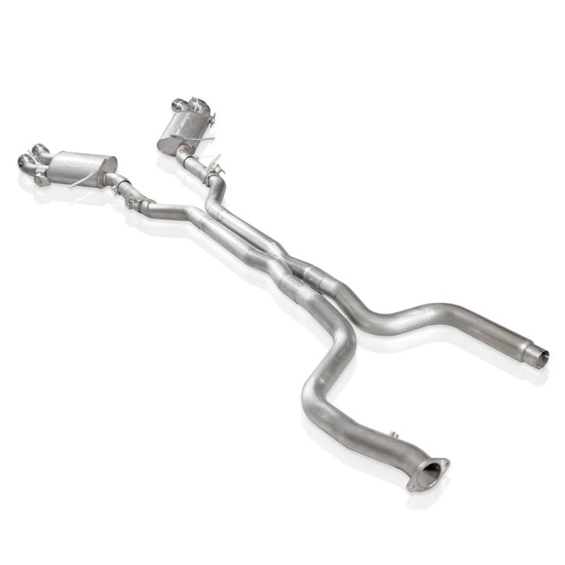 Stainless Works 2016+ Chevrolet Camaro SS 6.2L 3in Redline Cat-Back with AFM Valve NPP Valve 4in Quad Tips - photo 3