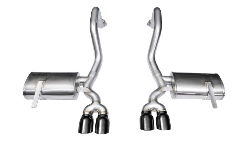 CORSA Performance 1997-2004 Chevrolet Corvette C5 Z06 5.7L V8 Xtreme Axle-Back Exhaust with Black Tips