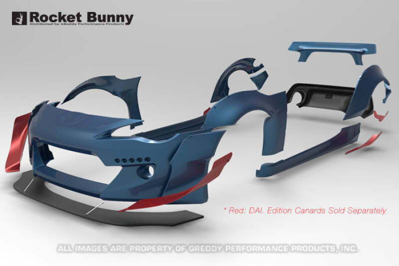 GReddy 2013+ Scion FR-S Version 2 Greddy X Rocket Bunny 86 Aero Side Skirts Only - photo 7