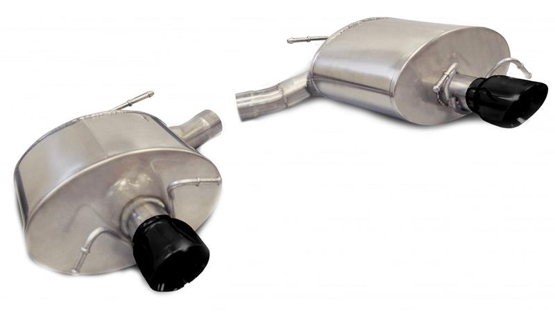 CORSA Performance 2011-2014 Cadillac CTS Wagon V 6.2L V8 Black Sport Axle-Back Exhaust - photo 4