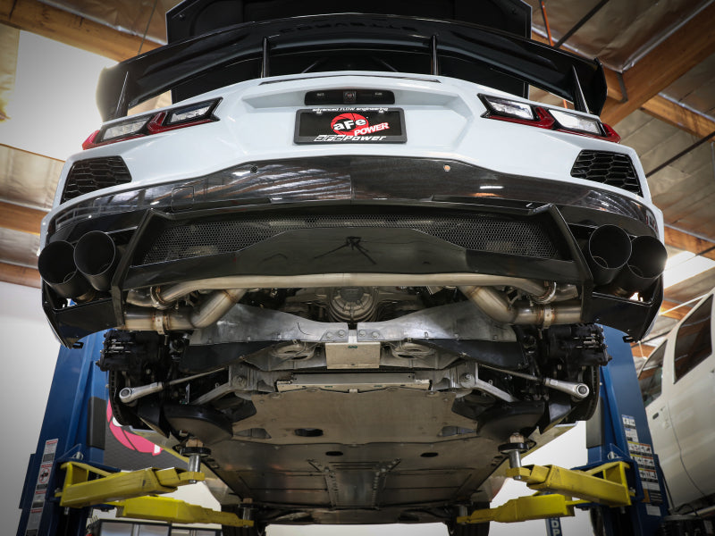 aFe MACH Force-Xp 304 Stainless Steel Cat-Back Exhaust Polished 2020 Chevrolet Corvette C8 - photo 6