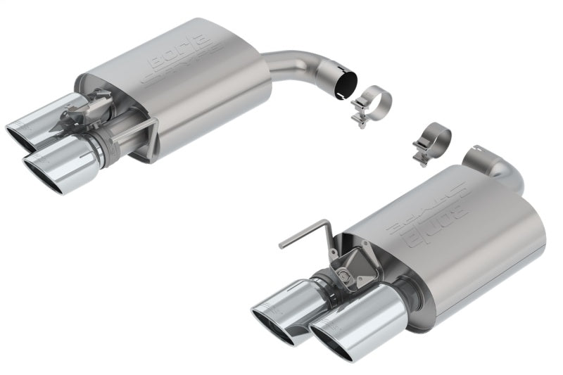 Borla 2018 Ford Mustang GT 5.0L AT/MT 2.5in S-Type Exhaust with Valves (Rear Section Only) - photo 3