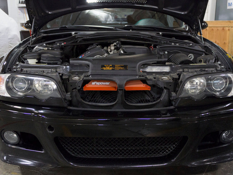 aFe MagnumFORCE Intakes Scoops AIS BMW 3-Series/ M3 (E46) 2001-2006 L6 - Orange (afe54-10468-N) - photo 5