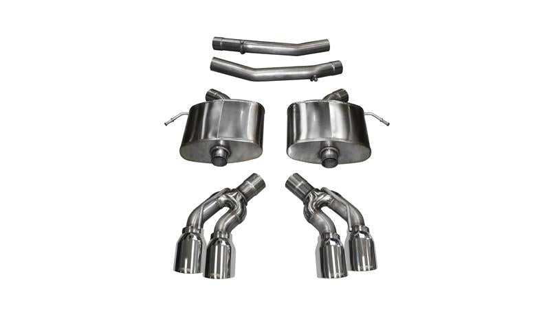 CORSA Performance 2016-2019 Cadillac CTS V 6.2L V8 2.75in Polished Xtreme Axle-Back Exhaust - photo 5