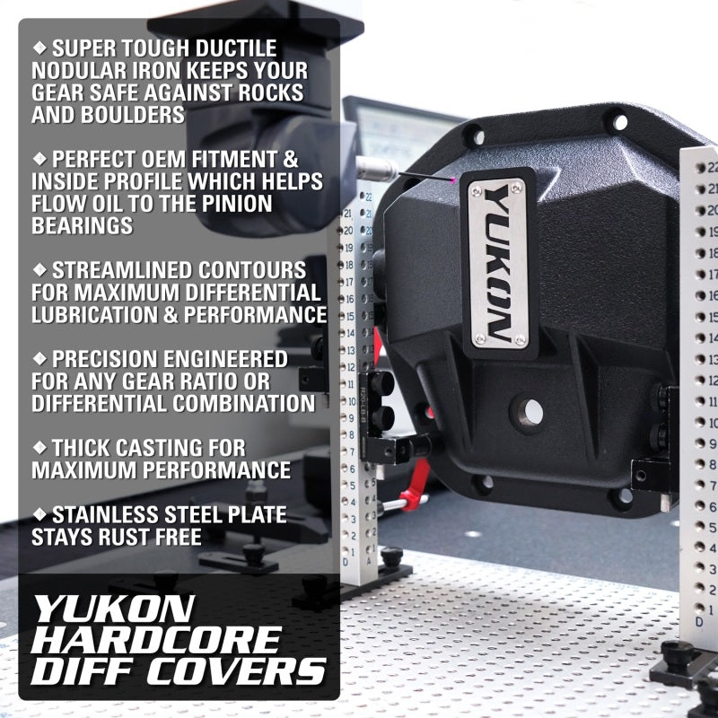 Yukon Gear & Axle Gear Hardcore Diff Cover for 8.8in Ford