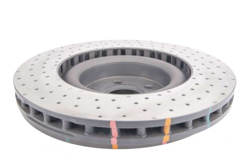 DBA Ford Mustang (S550) 4000 Series XD Drilled & Dimpled Front Brake Rotor (DBA42166XD)