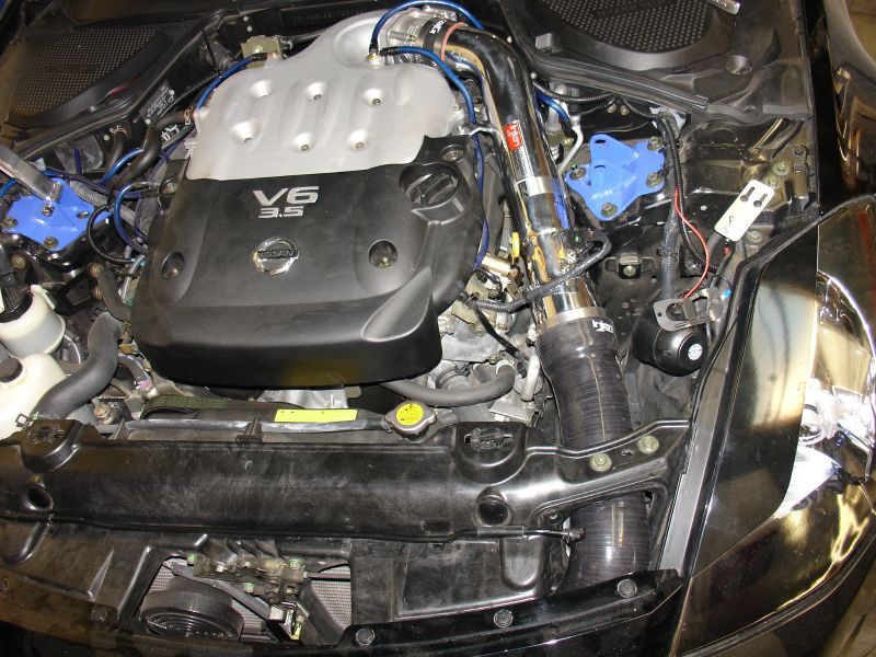 Injen 2003-2006 350Z 3.5L V6 Polished Cold Air Intake (injSP1986P) - photo 6