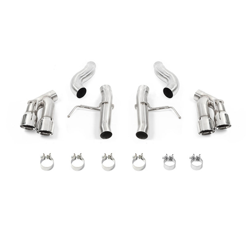 Mishimoto 2016+ Chevrolet Camaro 2.0T Quad-Tip Race Axle-Back Exhaust with Polished Tips