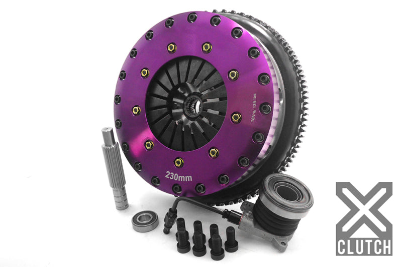 XCLUTCH 10-14 Hyundai Genesis Coupe 2.0T Track 2.0L 9in Twin Solid Ceramic Clutch Kit
