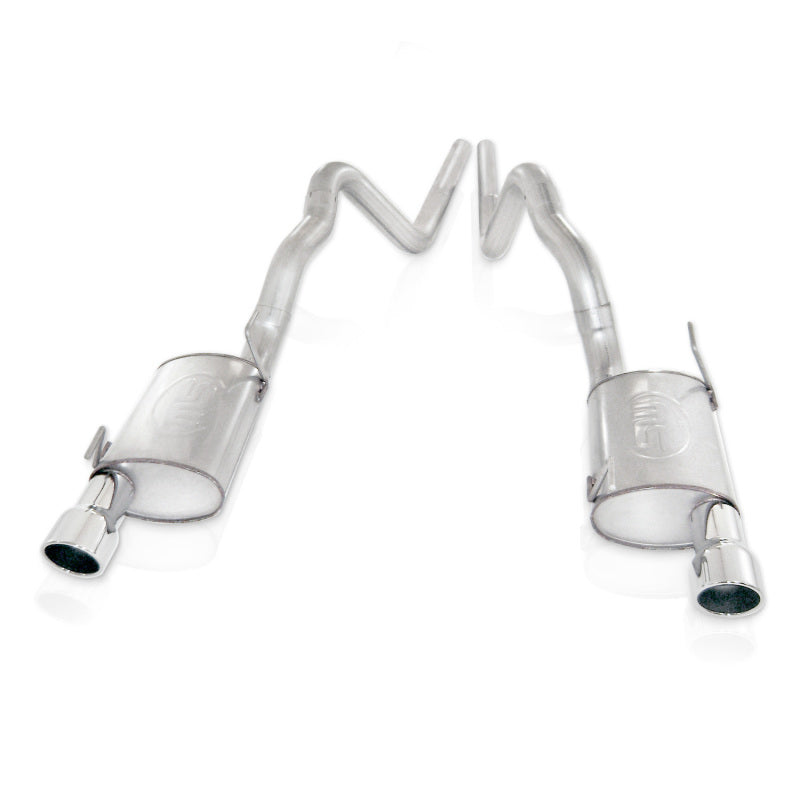 Stainless Works 2007-2010 Shelby GT500 3in Cat-Back X-Pipe S-Tube Mufflers - photo 2