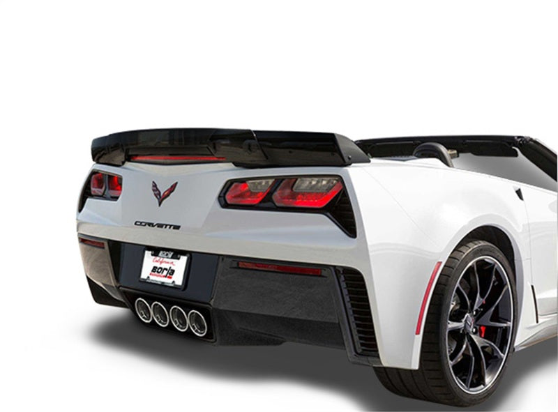 Borla 2015 Chevrolet Corvette C7 ZO6 6.2L without AFM with NPP ATAK Quad RD RL AC Tips Center Rear Exit Exhaust - photo 3