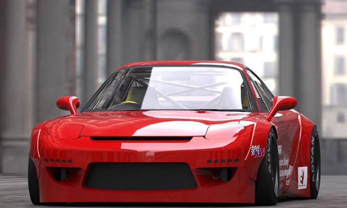 GReddy 1993-1995 Mazda RX-7 X Rocket Bunny FD3S V2 Front Over-Fenders (No Bumper Extensions) - photo 3