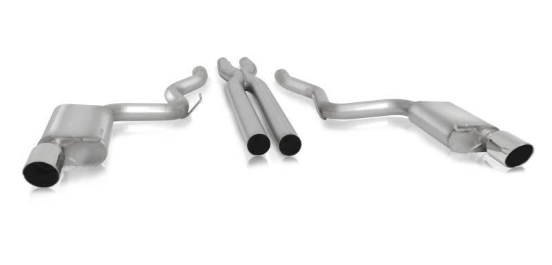 Gibson 2015-2017 Ford Mustang GT 5.0L 3in Cat-Back Dual Exhaust - Stainless - (Hardtop Only)