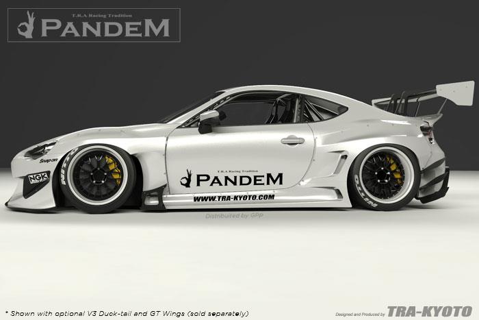 GReddy 2013-2020 Scion FR-S Pandem Wide Body V3 Side Skirts - photo 4