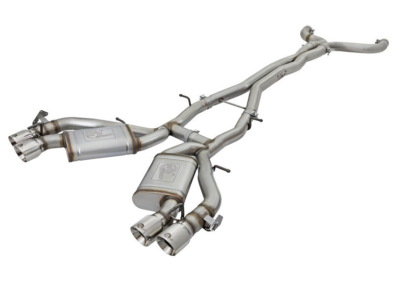aFe MACH Force-Xp 3in 304 Stainless Steel Cat-Back Exhaust 2016-2017 Chevrolet Camaro SS V8-6.2L - photo 2