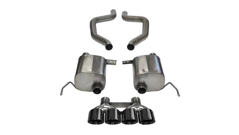CORSA Performance 2017-2019 Chevrolet Corvette Z06 3in Axle-Back Exhaust Black Quad 4.5in Tip (Xtreme) - photo 4