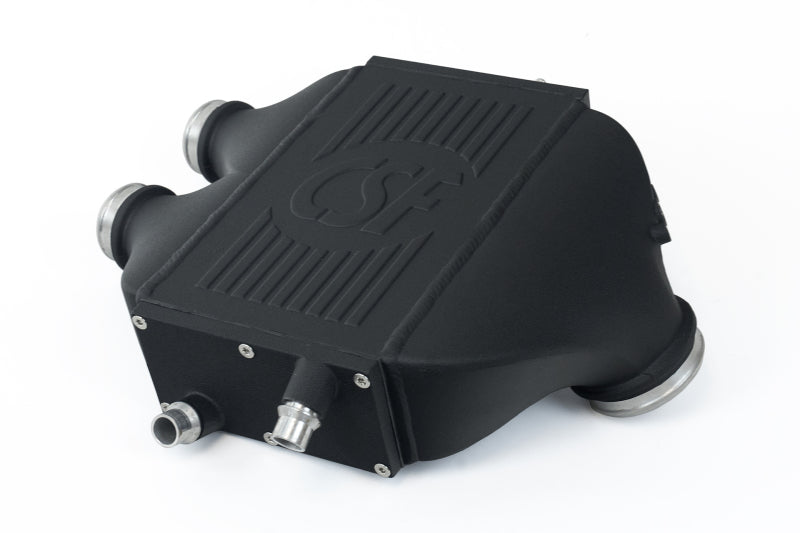 CSF top mount charge-air-cooler for BMW M3/M4 F8X, crinkle black