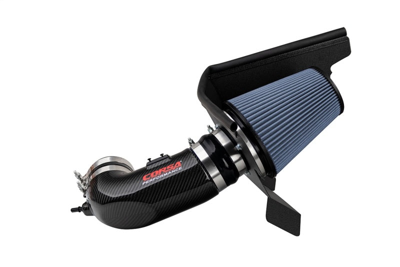 CORSA Performance 2017-2023 Chevrolet Camaro ZL1 Carbon Fiber Air Intake w/ MaxFlow 5 Oil Filtration (cor44005)