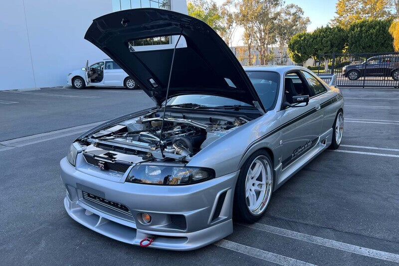 GReddy Garage Active 1995-1998 Nissan Skyline GT-R R33 400R Type Dry Carbon Hood - photo 5