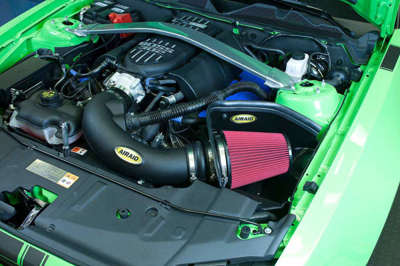 Airaid 2012-2013 Ford Mustang Boss 302 MXP Intake System w/ Tube (Oiled / Red Media) (air450-321)
