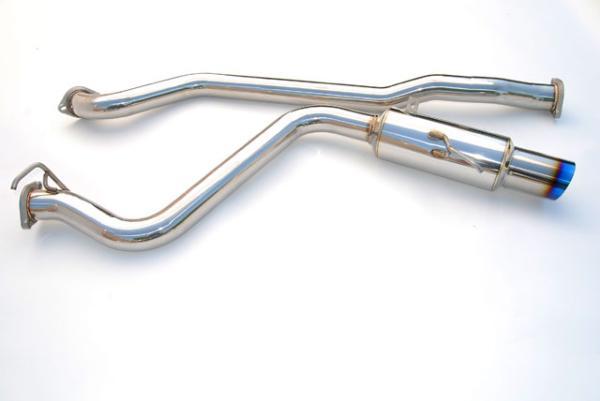 Invidia 2008-2009 WRX Sedan 76mm (101mm tip) RACING Titanium Tip Cat-Back Exhaust