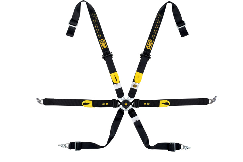 OMP Safety Harness One 2in Endurance Black Pull Down (DA0-0210-A04-071)